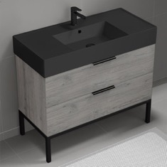 Modern Bathroom Vanity, 40 inch, Free Standing